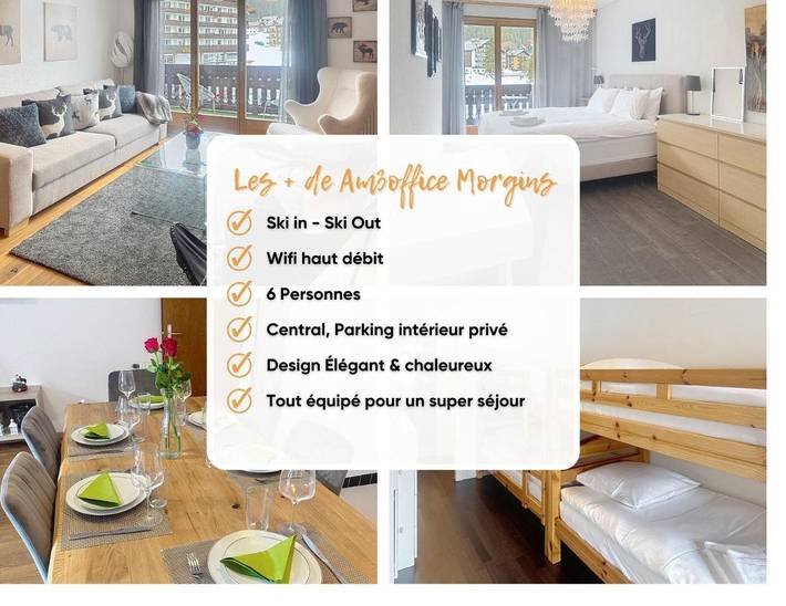 Gîte pour 6 personnes, avec vue et terrasse dans Morgins - 2