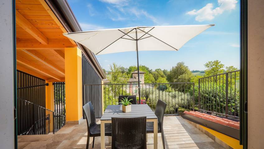 Apartamento para 6 personas, con Balcón en Lago de Garda