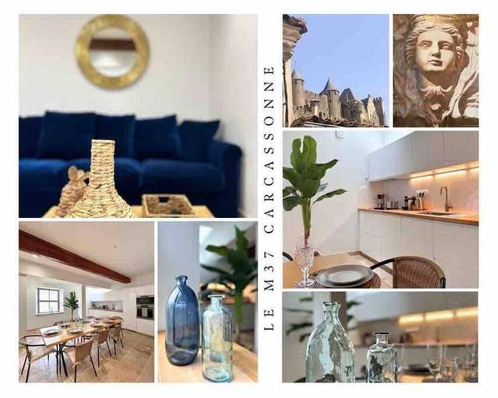 Location de vacances pour 6 personnes, avec Balcon et Terrasse dans Cite Medievale
