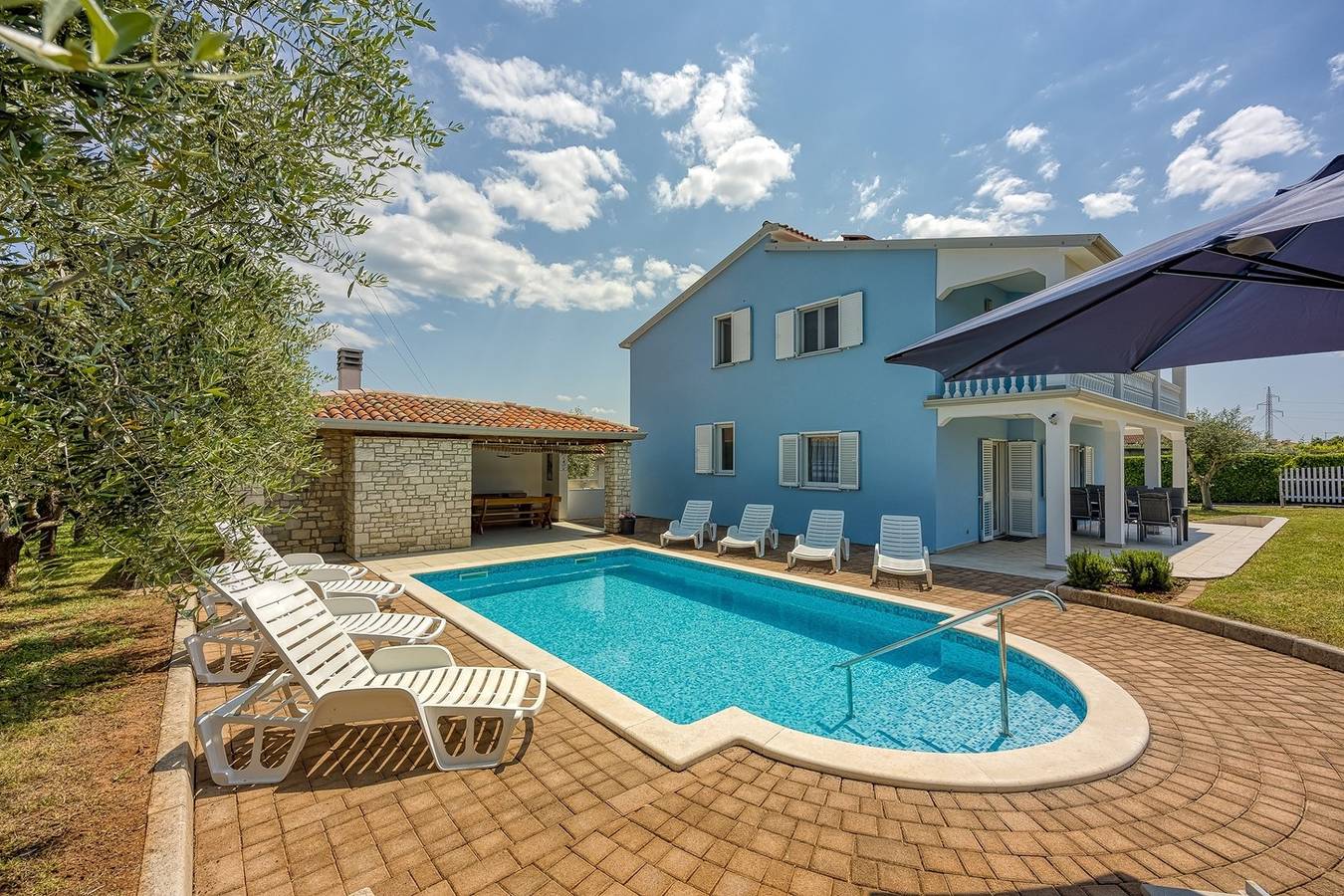 Villa Martina mit privatem Pool in Kaštel (Plovanija), Buje