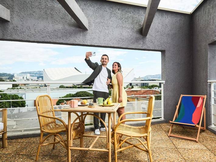 Hôtel pour 2 personnes, avec Terrasse dans Stade Vélodrome