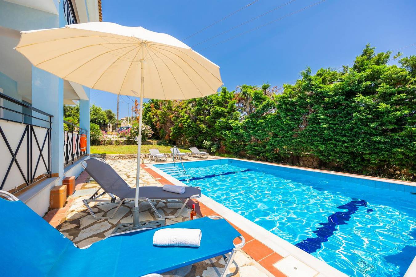 Villa für 8 Personen mit Meerblick in Skala, Kefalonia