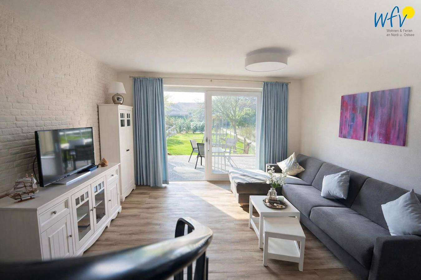Ganze Wohnung, Haus Dünenblick: Traumhafte Ferienwohnung mit Balkon, Terrasse, Garten in Langeoog