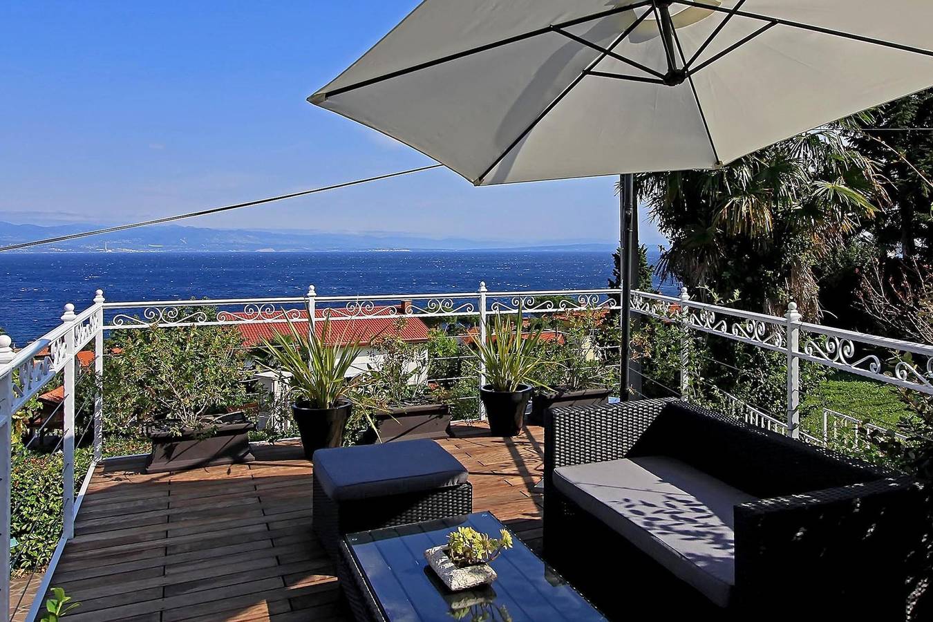 Appartamento intero, Monolocale con terrazzo e vista mare Laurana - Lovran, Abbazia - Opatija As-14178-a in Laurana, Abbazia Croazia
