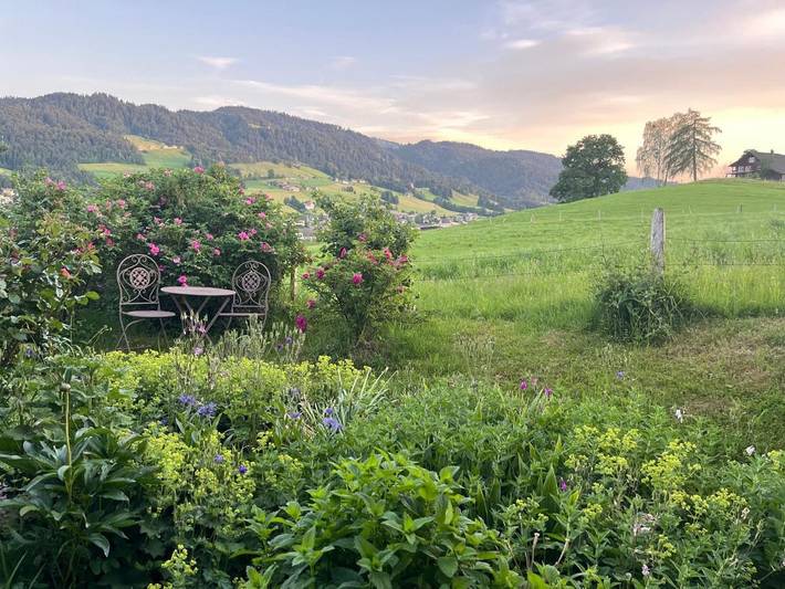 Ferienwohnung für 4 Personen, mit Terrasse und Garten sowie Ausblick in Alberschwende - 2