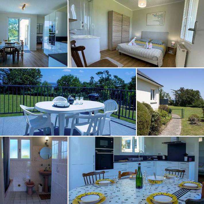 Location de vacances pour 6 personnes, avec vue et jardin à Roscanvel - 2