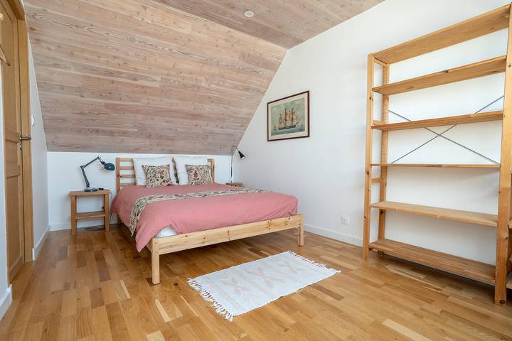 Ferienhaus für 4 Personen mit Terrasse in Locmiquélic, Côte des Mégalithes