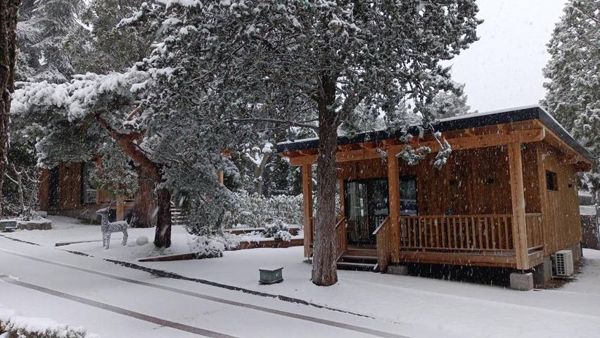 Casa rural con piscina para 4 personas, con jardín además de vistas y piscina en Cuenca del Guadarrama - 2