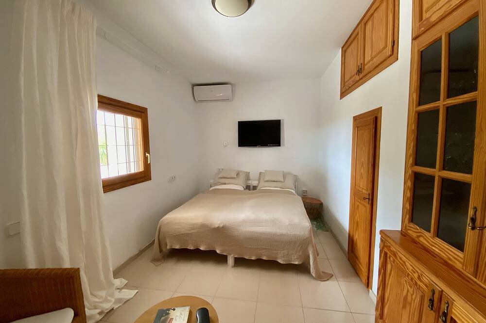 Vacation home with sea views and large plot directly on Playa Migjorn in Platja de Migjorn, Formentera