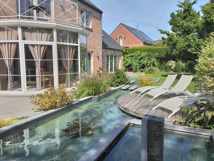Maison d’hôte pour 2 personnes, avec Terrasse et Jacuzzi ainsi que Jardin et Vue à Ittre (Belgique)