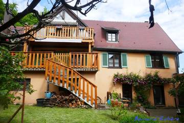 Gîte pour 5 personnes, avec jardin et terrasse à Ammerschwihr