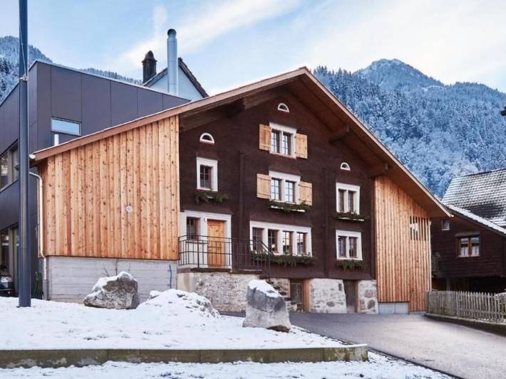 Schindelhaus in Walensee (Heidiland), Quarten
