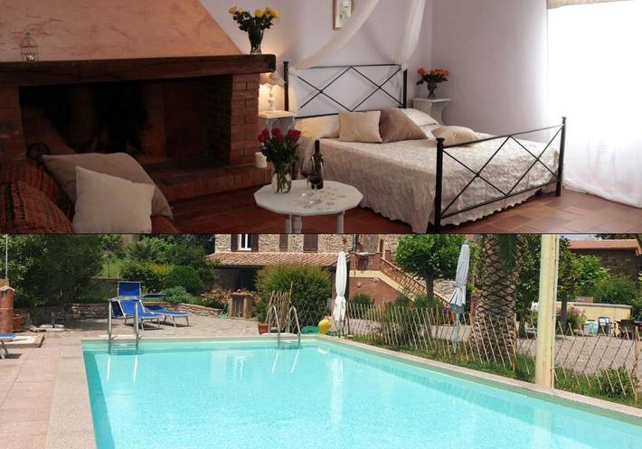 Ferienwohnung für 4 Personen, mit Ausblick und Pool sowie Garten - 1