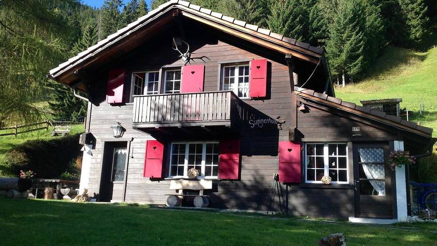 Chalet für 4 Personen, mit Garten und Balkon in Frutigen - Lenk - Adelboden