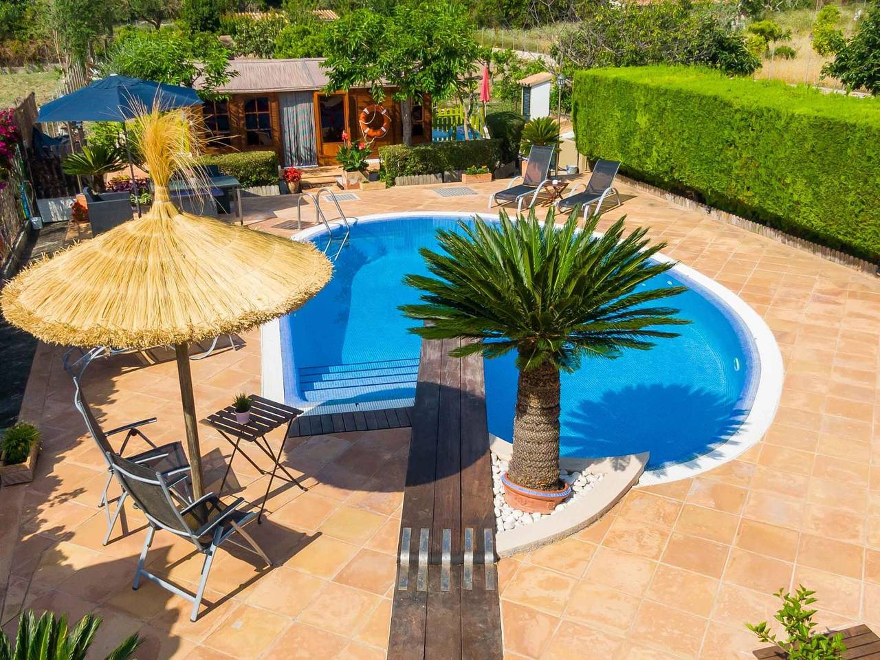 Beautiful finca with pool in Selva, in the center of Mallorca. in Selva, Majorca Center