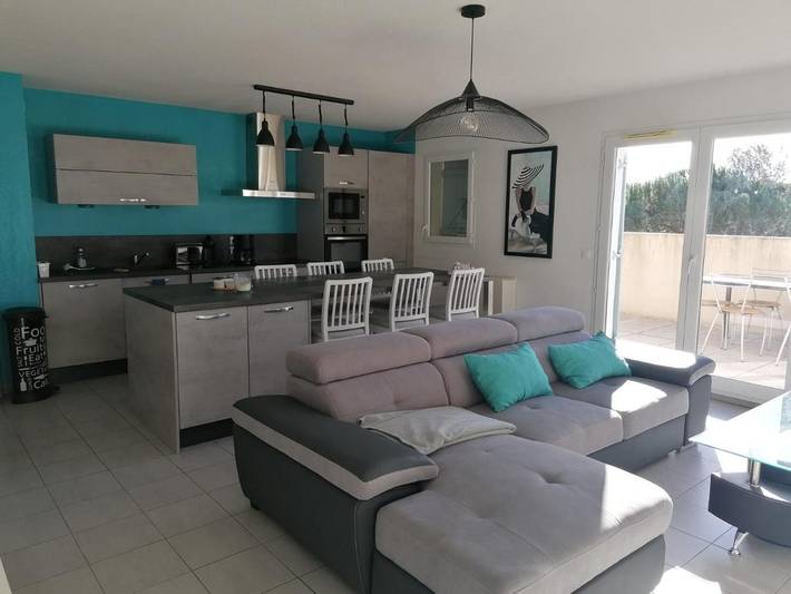 Appartement de vacances pour 6 personnes, avec terrasse et vue