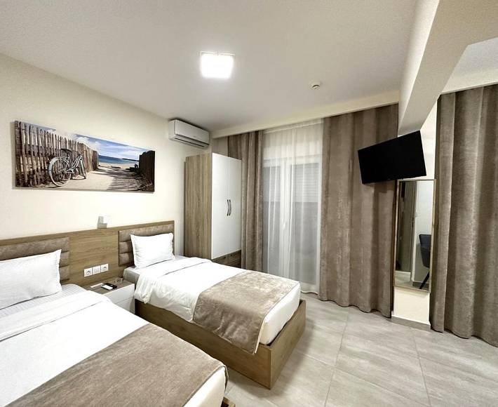 Appart’hôtel pour 2 personnes, avec terrasse et vue
