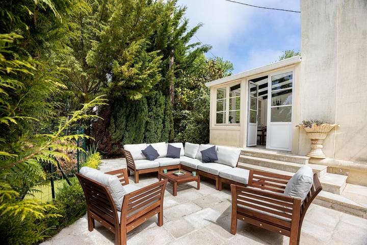 Maison de vacances pour 8 personnes, avec Balcon ainsi que Terrasse et Jardin