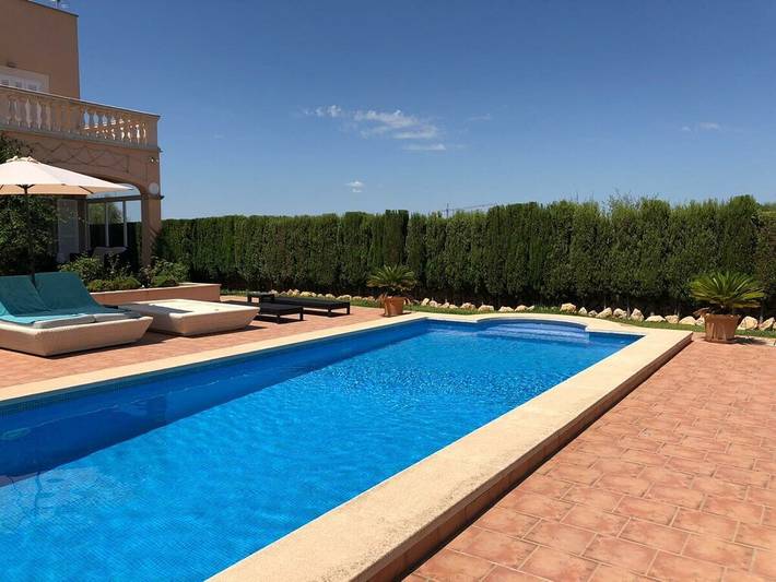 Finca mit pool für 6 Personen, mit Terrasse und Pool in Es Trenc - 2