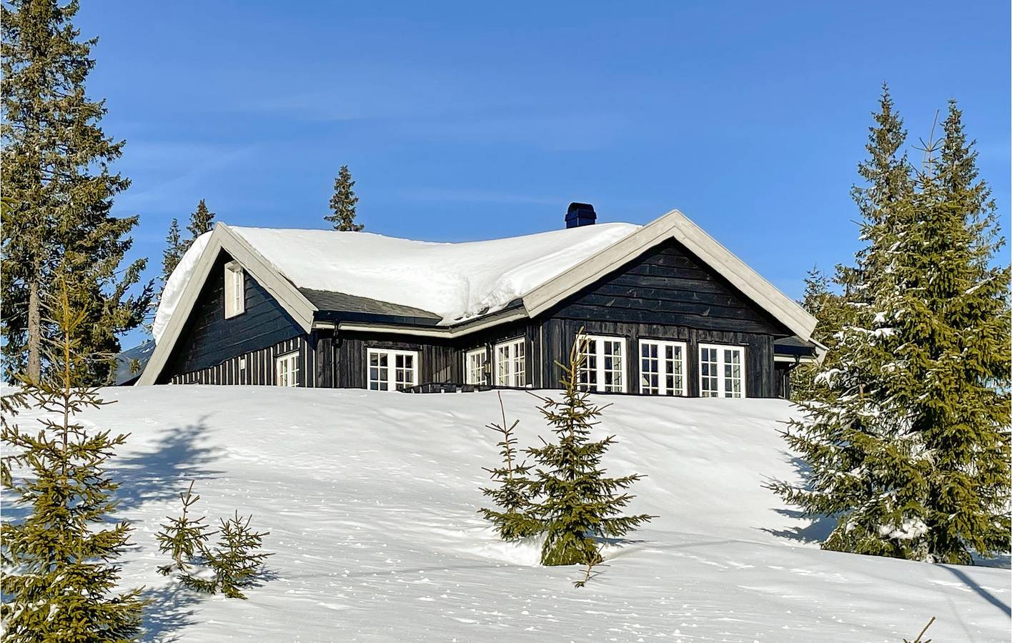 Feriehus for 8 personer med sauna in Sjusjoen, Ringsaker 