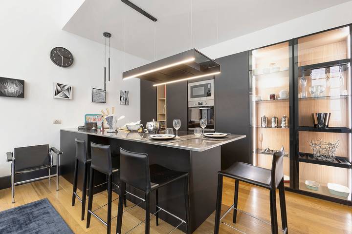 Appartement entier, Centre historique, appartement élégant 'C123 Luxury' avec Wi-Fi et climatisation in Chiavari, Riviera di Levante