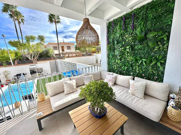 Casa rural para 6 personas, con vistas además de jardín y piscina, Se admiten mascotas en Muchamiel - 2