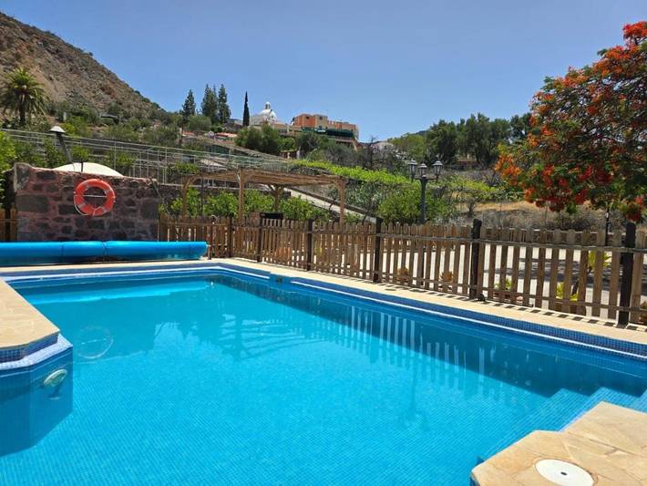 Casa rural para 6 personas, con piscina además de jardín y vistas, Se admiten mascotas en Gran Canaria - 3