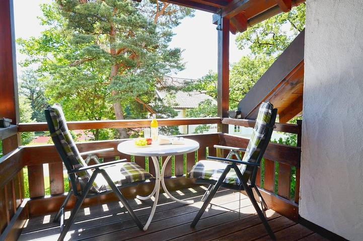 Ferienwohnung für 4 Personen, mit Balkon und Sauna in Chieming
