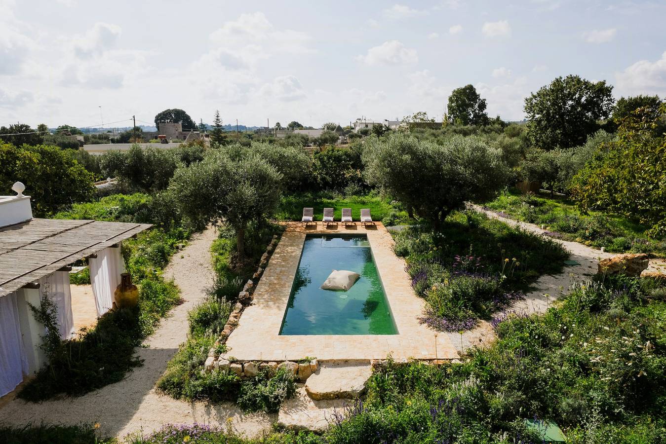 Ferme des Pouilles près des trulli d'Alberobello in Martina Franca, Province de Bari