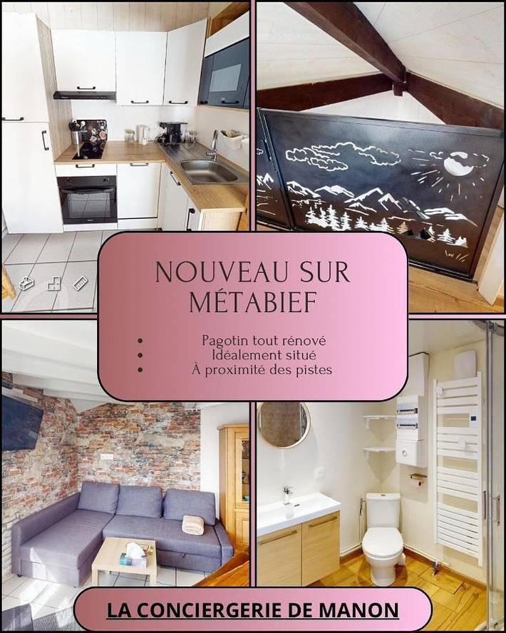 Appartement de vacances pour 5 personnes, avec terrasse