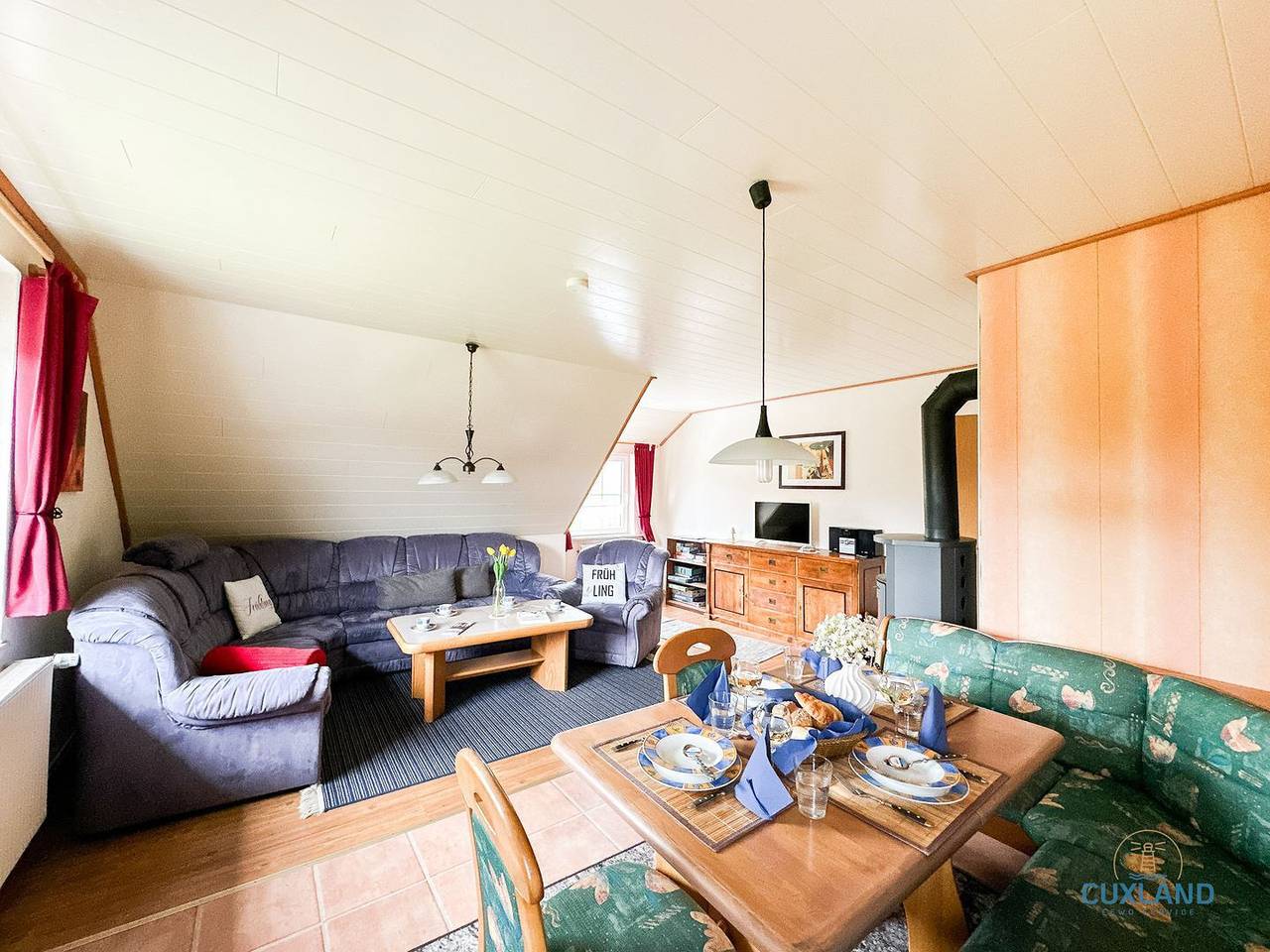 Ganze Wohnung, Fewo Medemblick mit Kanusteg - Ihlienworth in Ihlienworth, Cuxland