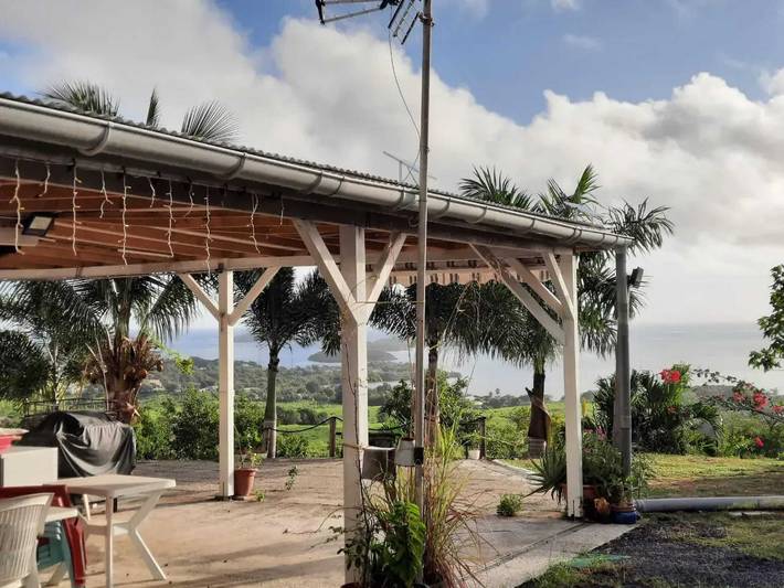 Location de vacances pour 4 personnes, avec jardin à Le François