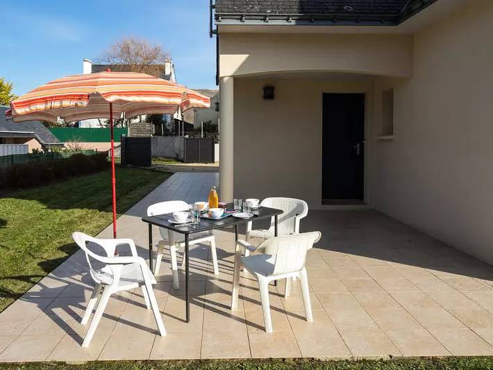 Appartement de vacances pour 4 personnes, avec jardin