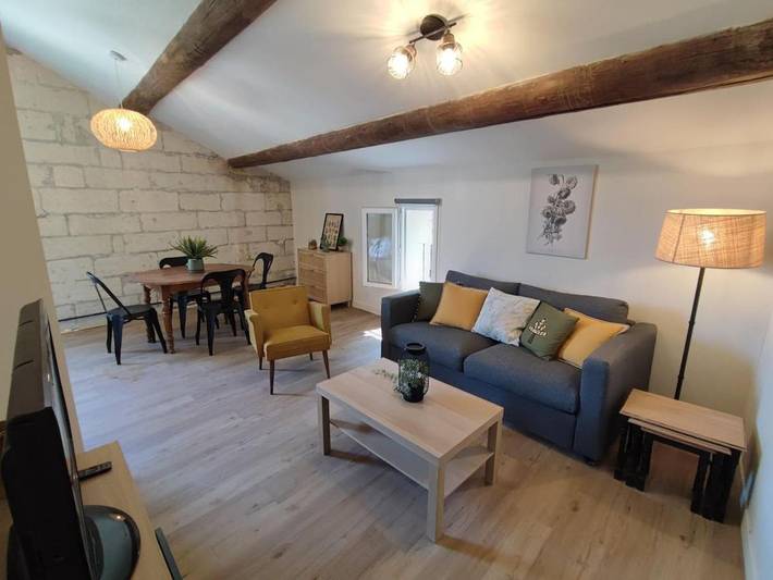 Gîte pour 4 personnes, avec vue dans Office De Tourisme De Villeneuve Les Avignon