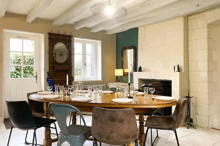 Maison de vacances pour 8 personnes, avec terrasse et jardin à Montlouis-sur-Loire