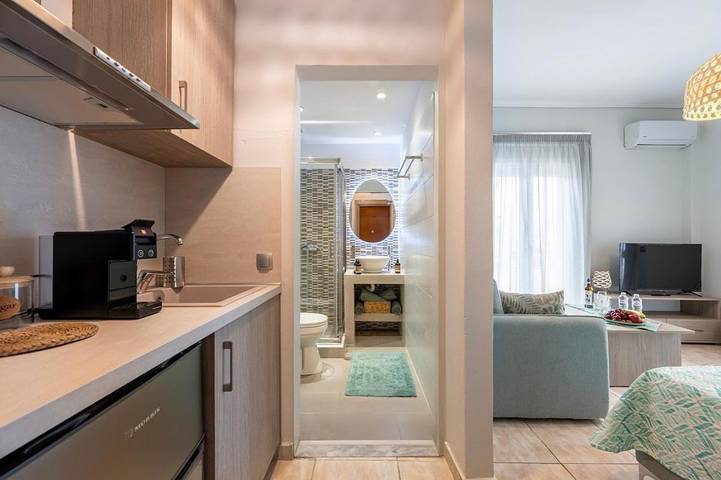 Vakantieappartement voor 3 personen, with Balkon and Terras as well as Uitzicht in Kos Stad