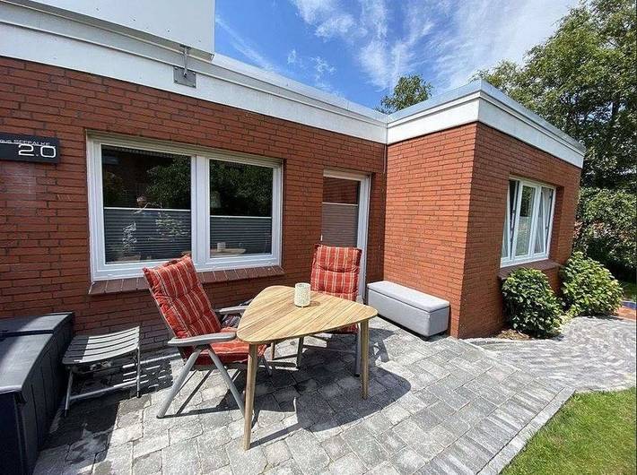 Bungalow für 4 Personen, mit Garten und Terrasse auf Borkum