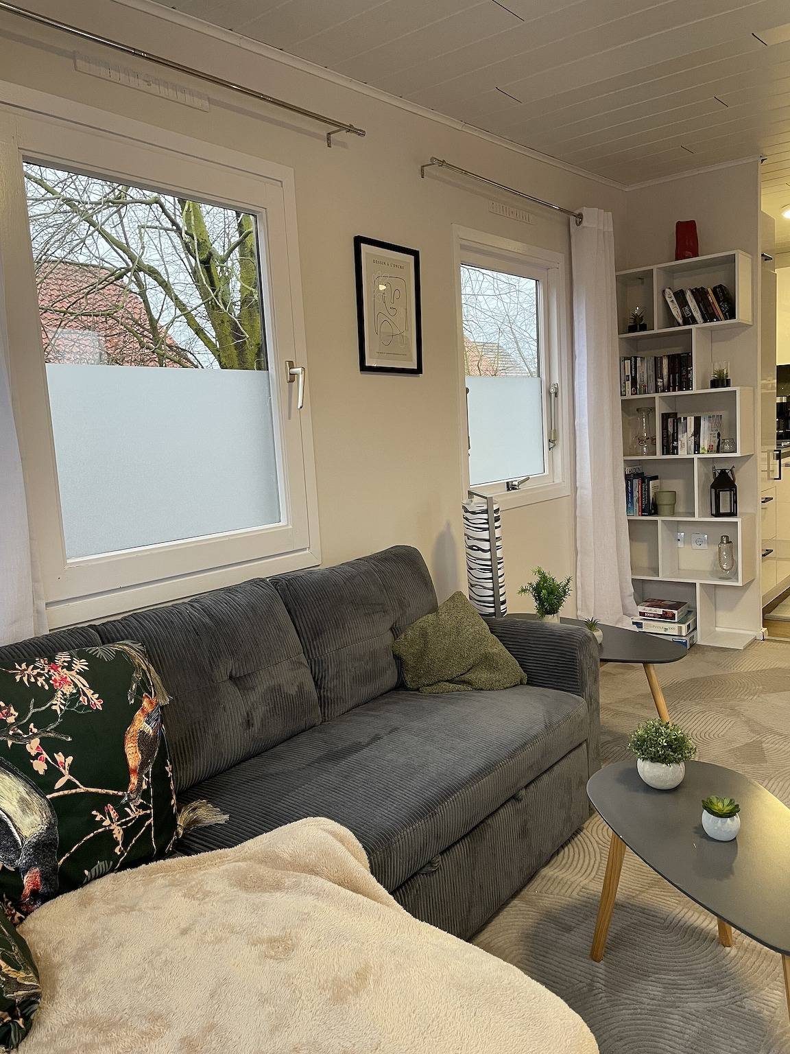 Tinyhouse 'Marla Am See' mit privater Terrasse, Garten und Wlan in Thülsfelder Stausee, Garrel