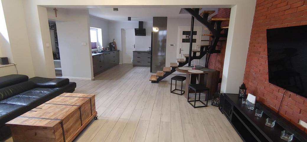 Apartament wakacyjny dla 6 osób, z Balkon i Taras oraz Ogród i Widok w Goniądz