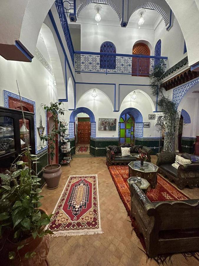 Maison d’hôte pour 2 personnes, avec piscine ainsi que vue et terrasse, animaux acceptés dans Palais el Badii - 4