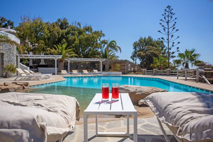 Agriturismo per 18 persone, con balcone, con animali domestici a Mykonos