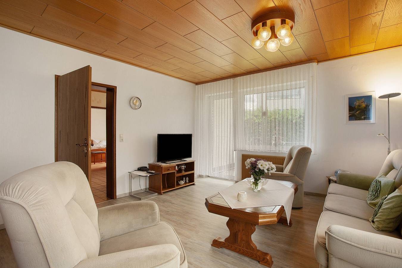Geheel appartement, "Haus zur Laterne" met Uitzicht op de Bergen, Gedeelde Tuin en Wifi in Willingen, Upland