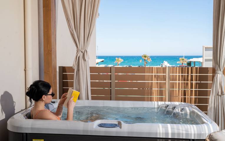 Studio für 3 Personen, mit Balkon und Garten