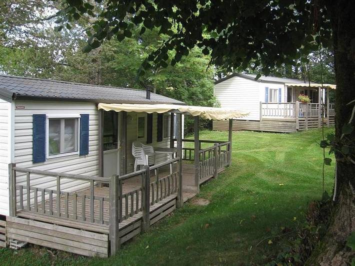 Camping Clos de Banes - Mobilheim 6 personen - Mobilheim hoch in Graissac, Argences en Aubrac