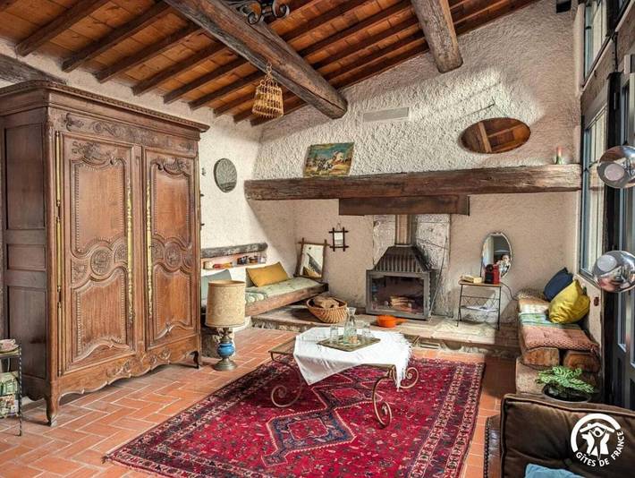 Chambre d’hôte pour 4 personnes, avec jardin à Saint-Thibéry