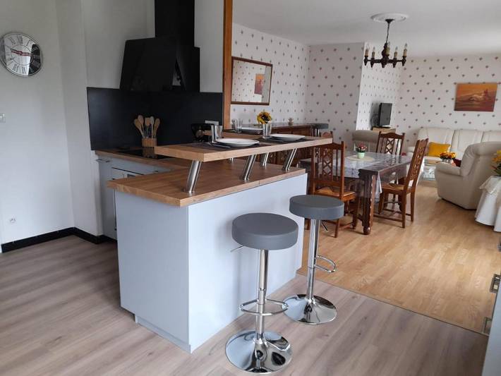 Maison de vacances pour 6 personnes, avec Balcon et Terrasse ainsi que Jardin et Vue