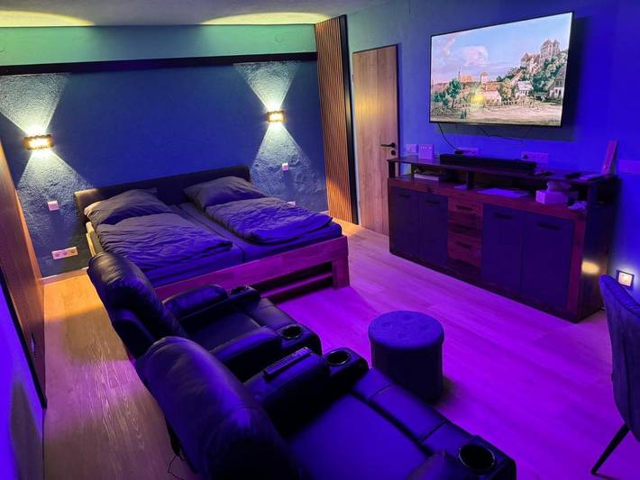 Ferienwohnung für 2 Personen, mit Balkon und Sauna sowie Ausblick