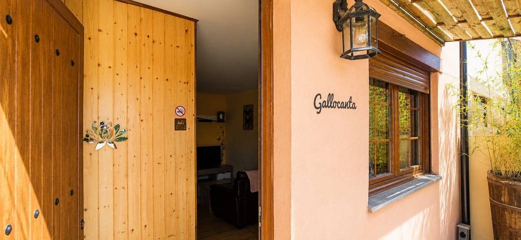 Ganze Wohnung, Ferienwohnung 'El Guardaviñas Gallocanta' mit Bergblick, Gemeinschaftsterrasse und Wlan in Ábalos, La Rioja Provinz