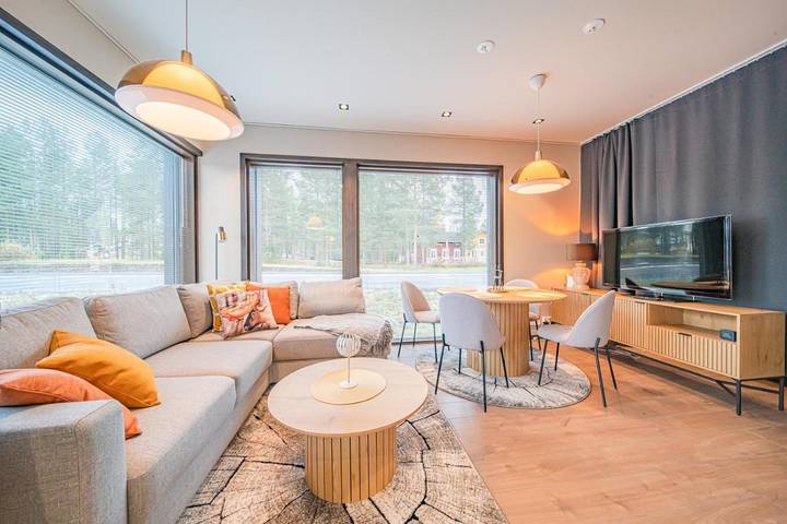 Lägenhet för 4 Personer, med bastu i Levi