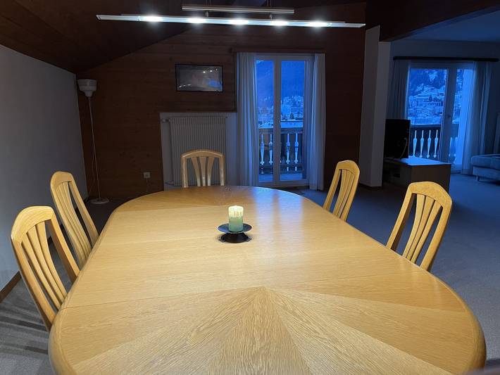 Ferienwohnung für 4 Personen, mit Balkon und Ausblick sowie Garten in Davos - 4